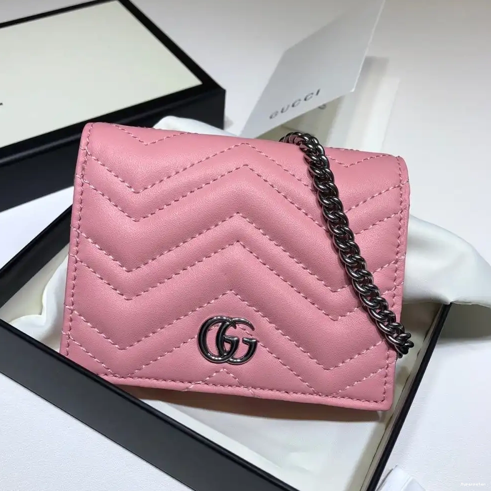 Hyperpeter GG Marmont chain wallet GUCCI 0522